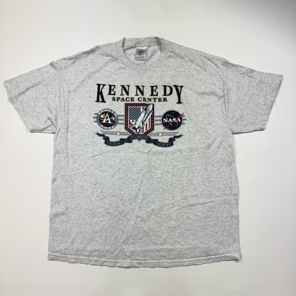 VTG 90’s NASA Kennedy Space Center Short Sleeve T-Shirt Size 2XL